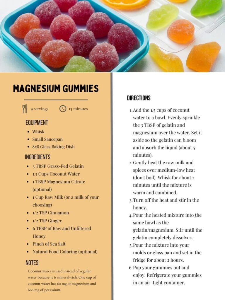 Magnesium Gummies Recipe